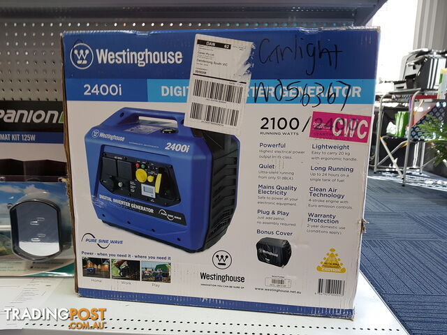 Westinghouse 2400i Inverter Generator