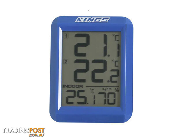 Dual Zone Wireless Thermometer | Ambient Temperature And Humidity Monitoring - photo 2 of 8