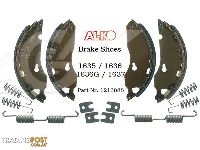 AL-KO Brake Shoe And Spring Set