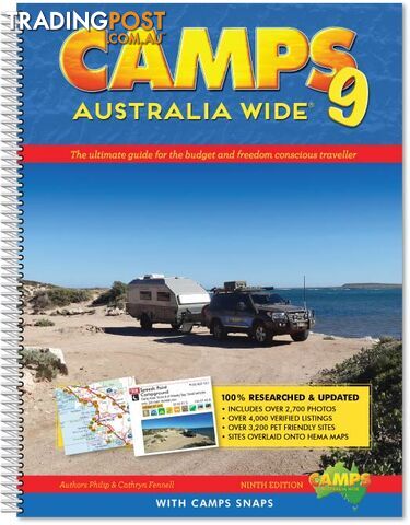 CAMPS AUST WIDE V9 W/SNAPS, SPIRAL HARDCOVER