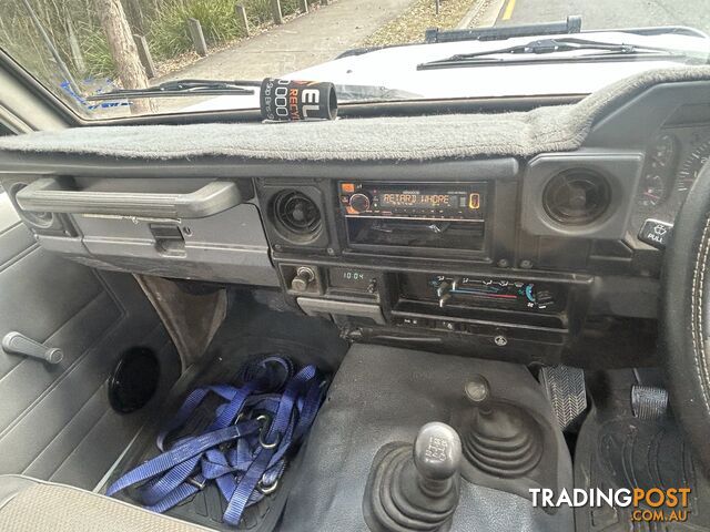 2001 Toyota Landcruiser Ute Manual