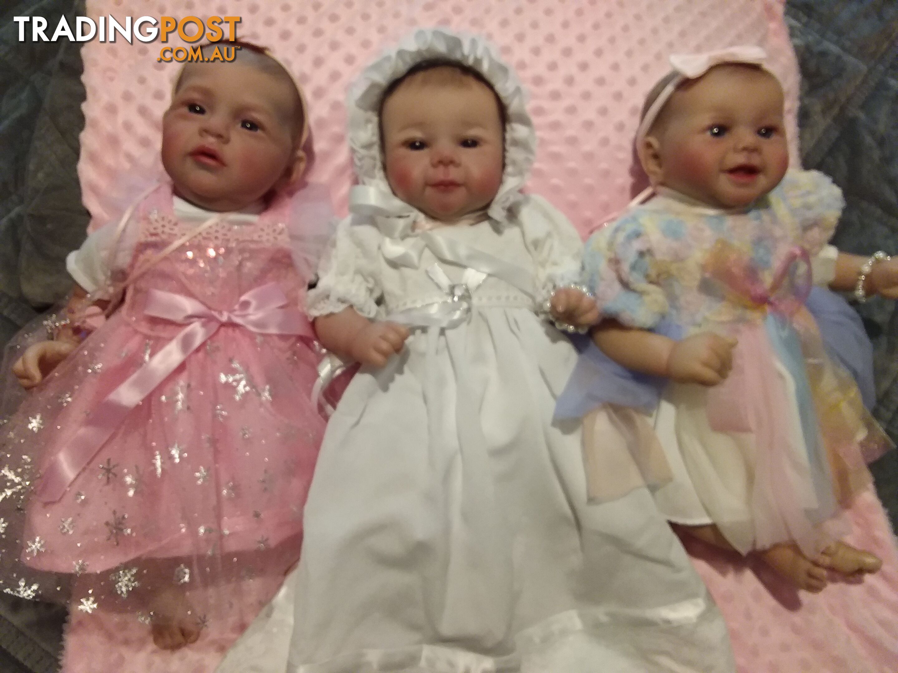 Reborn DOLLS for girls aged 3 to 12 years of age.  LAYBY available