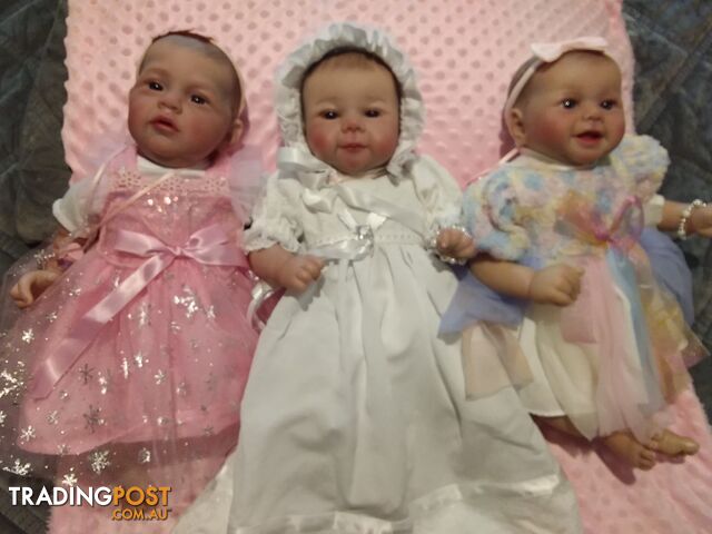 Reborn DOLLS for girls aged 3 to 12 years of age.  LAYBY available