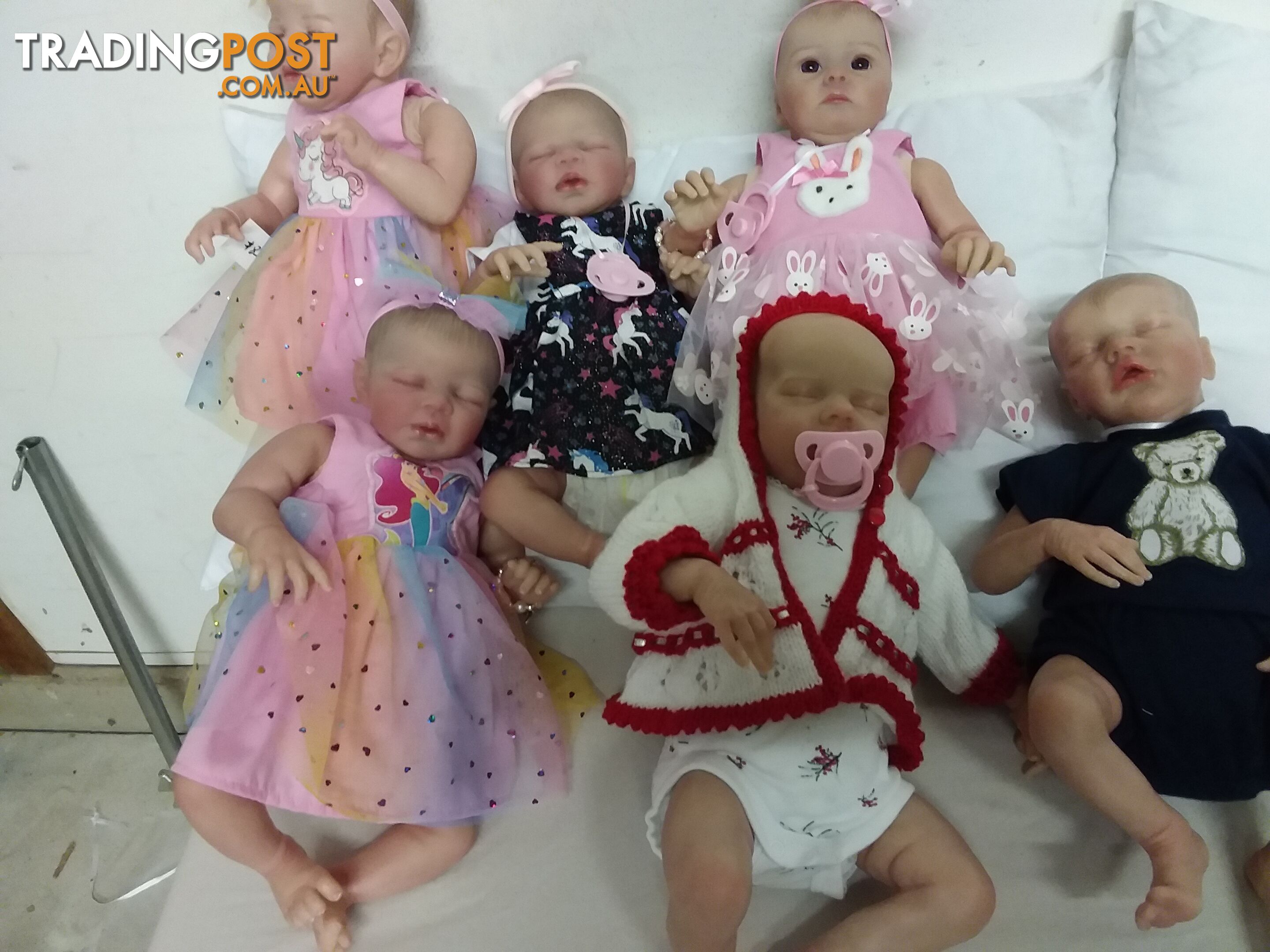 Reborn DOLLS for girls aged 3 to 12 years of age.  LAYBY available