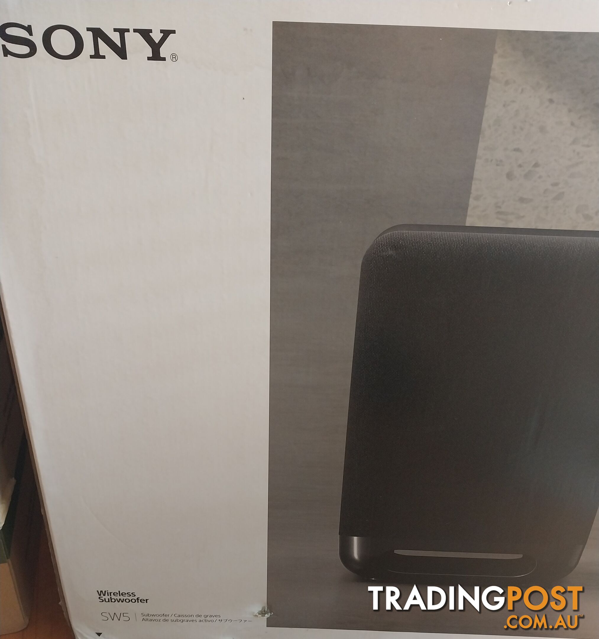SONY SA-SW5 Wireless Subwoofer and SONY HT-A9 Home Theater System