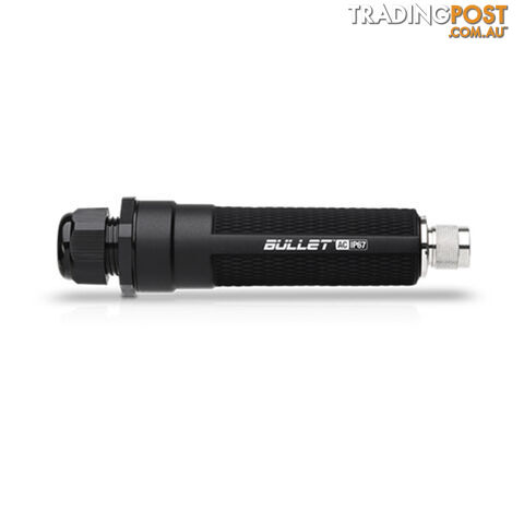 UBIQUITI Bullet, Dual Band, 802.11 AC, Titanium Series - Used for PtP / PtMP links - Uses N-Male Connector for antenna Couple