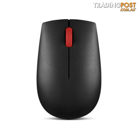 LENOVO Essentials Compact Wireless Mouse - 2.4 GHz Wireless via Nano USB, 1000 DPI, Optical sensor, Supported PC with USB port