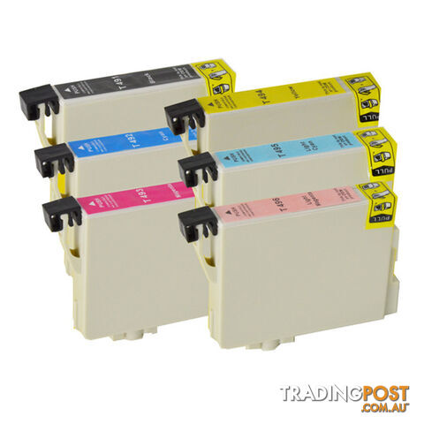 T0491-T0496 Compatible Inkjet Cartridge Set 6 Ink Cartridges