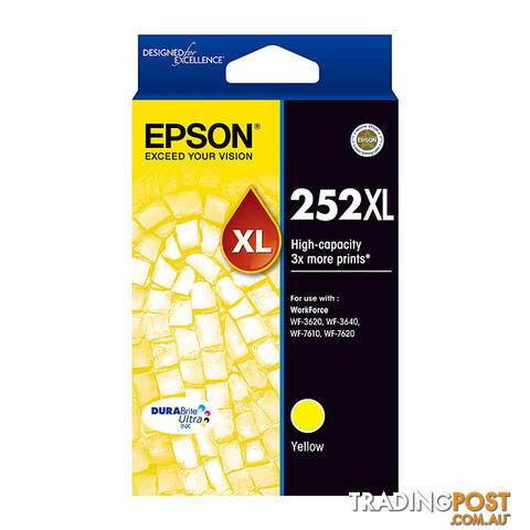 EPSON 252XL Yellow Ink Cartridge