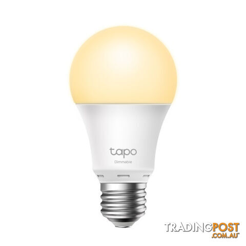 TP-Link Tapo Dimmable Smart Light Bulb L510E Edison Fitting, Dimmable, No Hub Required, Voice Control, Schedule & Timer 2700K 8.7W 2.4 GHz 802.11b/g/n