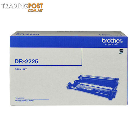 Brother DR-2225 Mono Laser Drum- HL-2130/2132/2240D/2242D/2250DN/2270DW, DCP-7055/7060D/7065DN, MFC-7360N/7362N/7460DN/7860DW- up to 12,000 pages