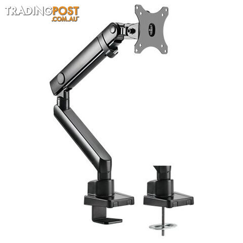 Brateck Single Monitor Aluminium Slim Mechanical Spring Monitor Arm Fit Most 17'-32' Monitor Up to 8kg per screen