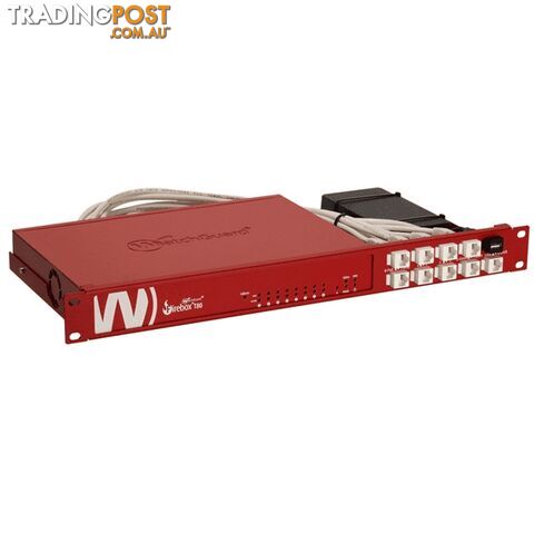 RACKMOUNT.IT Rack Mount Kit for WatchGuard Firebox T80, Brings Connections To Front For Easy Access