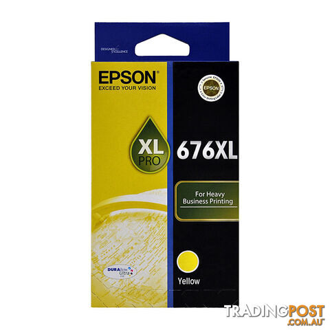 EPSON 676XL Yellow Ink Cartridge