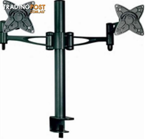 Astrotek Dual Monitor Arm Desk Mount Stand 36cm for 2 LCD Displays 21.5' 22' 23.6' 24' 27' 15kg 30 tilt 180 swivel 360 rotate VESA 75x75 100x100