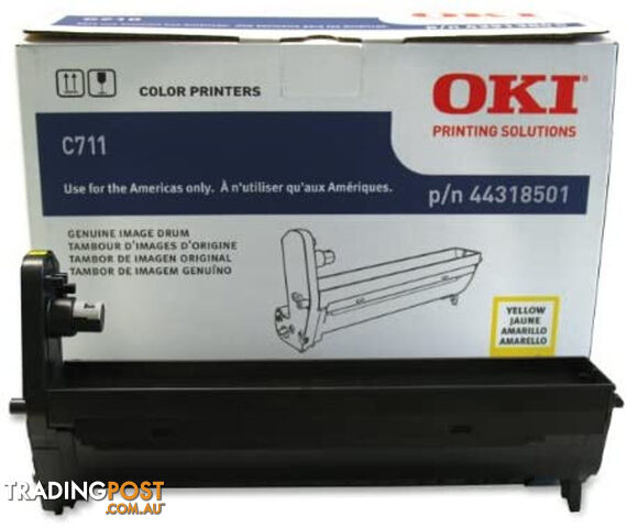 OKI C711N Yellowlow Drum Unit