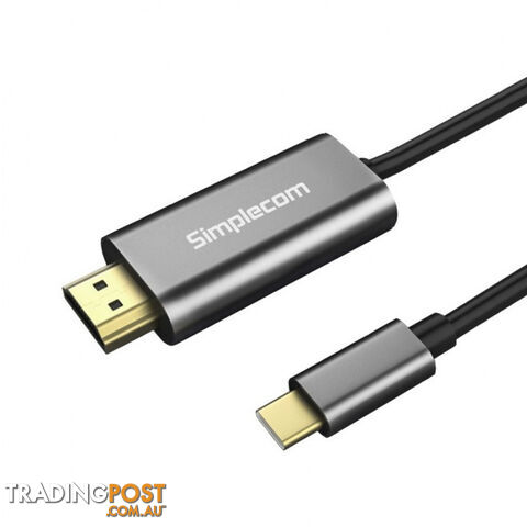 SIMPLECOM DA321 USB-C Type C to HDMI Cable 1.8M 6ft 4K@30Hz