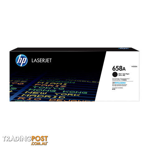 HP 658A Black Toner W2000A