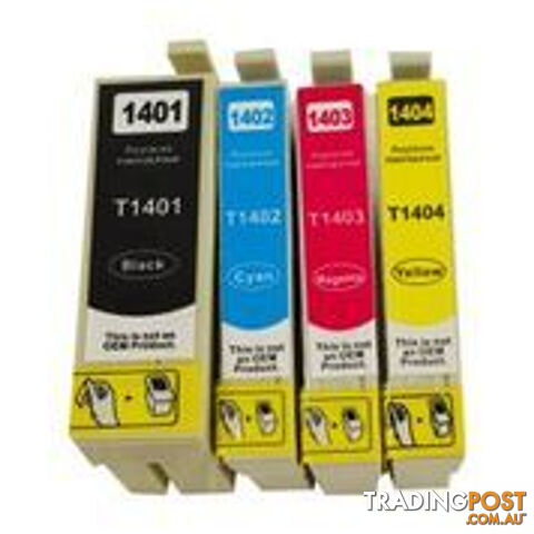 T1401 Series Compatible Inkjet Cartridge Set 4 Cartridges