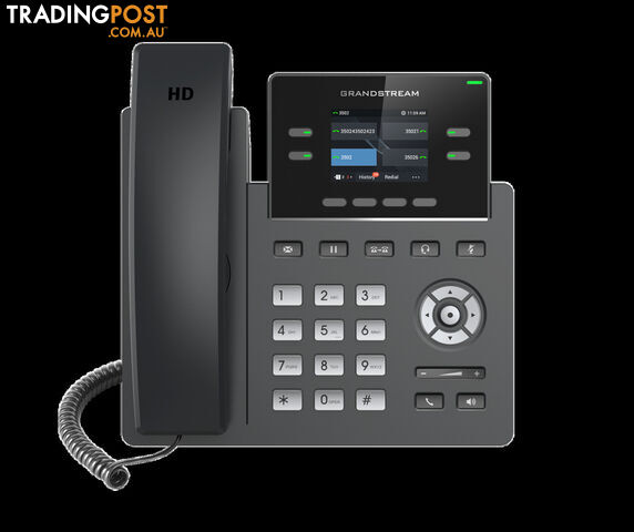 GRANDSTREAM GRP2612 4 Line IP Phone, 2 SIP Accounts, 320x240 Colour Screen, HD Audio