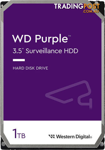 WESTERN DIGITAL Digital WD11PURZ WD Purple 1TB 3.5' Surveillance HDD 5400RPM 64MB SATA3 110MB/s 3yrs limited