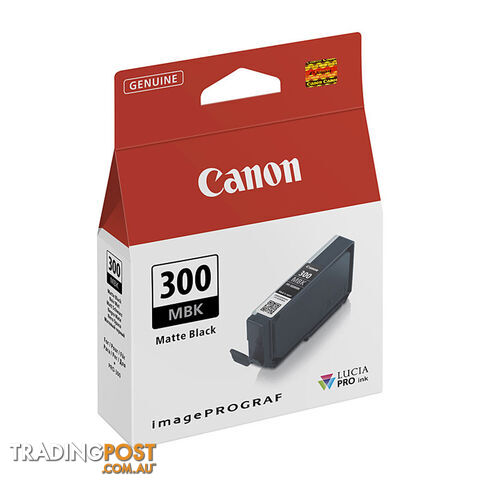 CANON PFI300 Mte Black Ink Tank