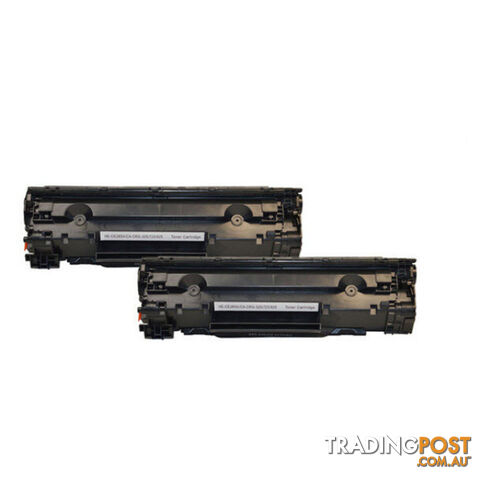 HP Compatible CE285A Cartridge 325 Premium Generic Toner X 2