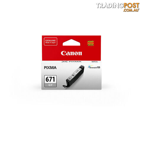 CANON CLI671 Grey Ink Cartridge