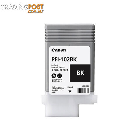 CANON PFI102 Black Ink