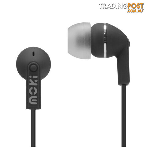 MOKI Dots Noise Isolation Earbuds - Black