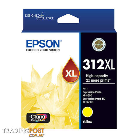 EPSON 312XL Yellow Ink Cartridge