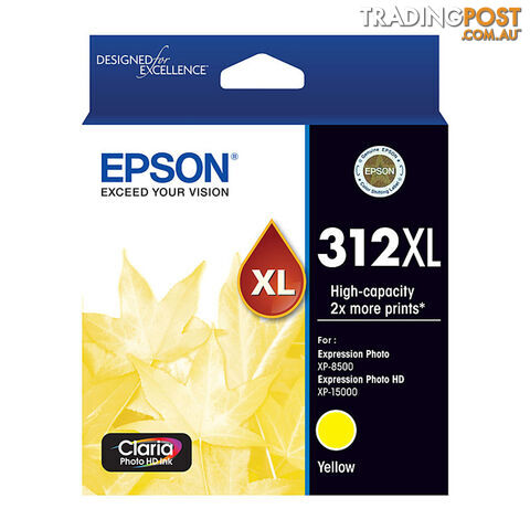 EPSON 312XL Yellow Ink Cartridge