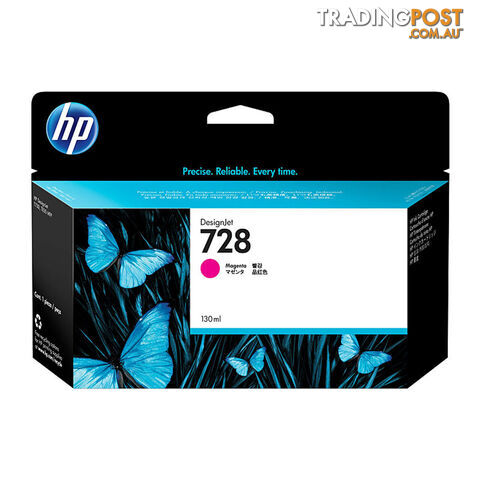 HP 728 130ml Magenta Ink F9J66A