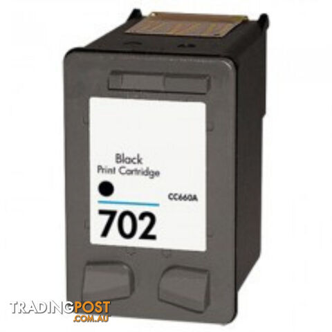 HP Compatible 702 Black Remanufactured Inkjet Cartridge