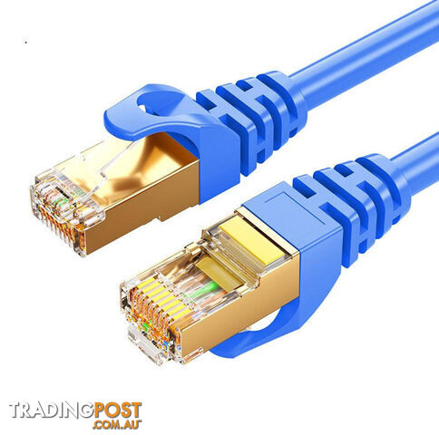 8WARE CAT7 Cable 2m - Blue Color RJ45 Ethernet Network LAN UTP Patch Cord Snagless