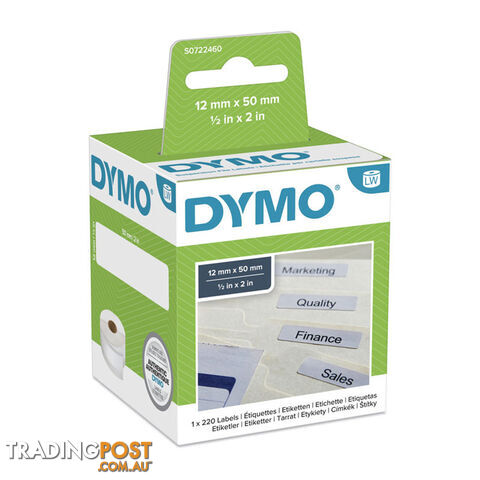 DYMO LW File Label 12mm x 50mm