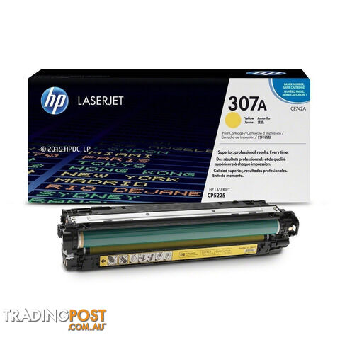 HP Compatible AUSTIC Laser Toner Cartridge CE742A 307A Yellow Premium Generic Toner Cartridge