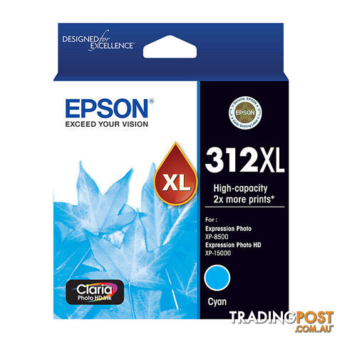 EPSON 312XL Cyan Ink Cartridge