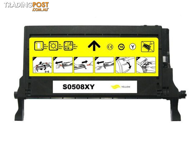 SAMSUNG [5 Star] CLT-Y508L Premium Remanufactured Yellow Toner