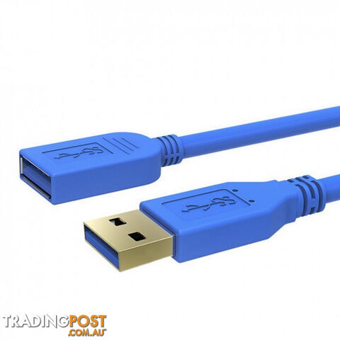 SIMPLECOM CA315 1.5M 5FT USB 3.0 SuperSpeed Extension Cable Insulation Protected Gold Plated