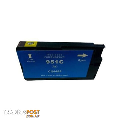 HP Compatible 951XL Cyan Compatible Cartridge with Chip