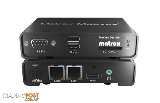 *EX DEMO* Matrox Maevex AV-over-IP Encoder/Decoder Bundle