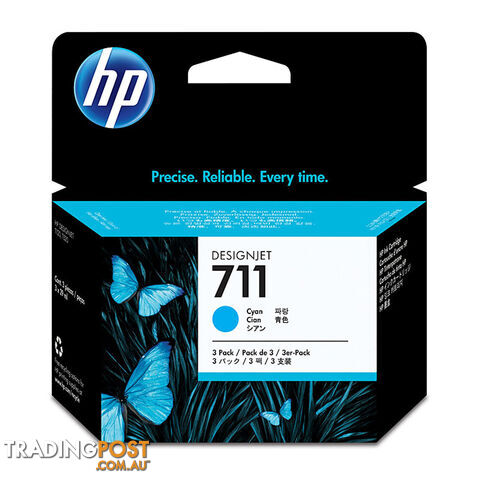 HP 711 29ml Cyan Ink CZ130A