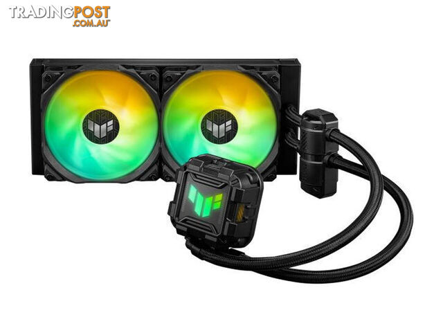 ASUS TUF GAMING LC II 240 ARGB All-In-One Liquid CPU Cooler, 2 x TUF Gaming 120mm ARGB Radiato Fans