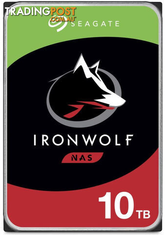 SEAGATE IronWolf ST10000VN000 10TB 7200 RPM 256MB Cache SATA 6.0Gb/s 3.5' Hard Drives Bare Drive