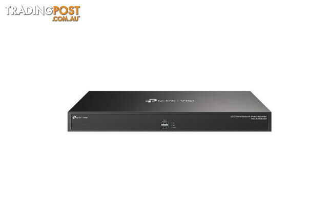 TP-LINK VIGI NVR4032H 32 Channel Network Video Recorder, 16-ch@2MP/ 8-ch@4MP Decoding Capacity,1 HDMI and 1 VGA Interface (LD)