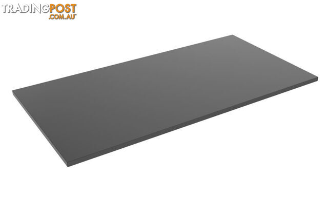 BRATECK Particle Board Desk Board 1500X750MM Compatible with Sit-Stand Desk Frame - Black-- Request M09-23D-B for the Frame