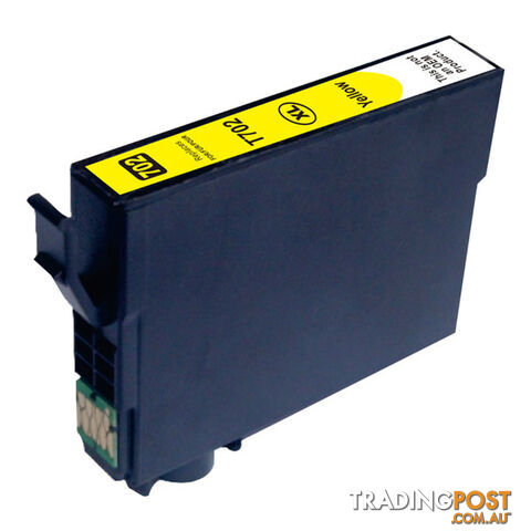 Yellow Compatible Inkjet Cartridge Replacement for 702XL Yellow