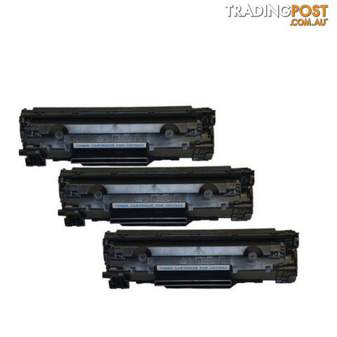 HP Compatible CE278 HP 78A Cart326 Black Generic Toner Set of 3