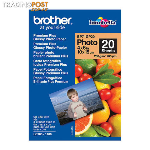 BROTHER BP71GP20 Glossy Paper